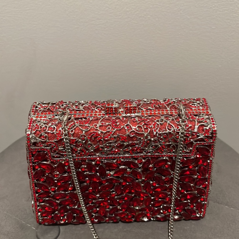 Ruby Red Clutch - Picture 2 of 10